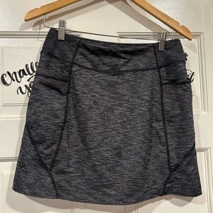 Athleta Charcoal A-Line Skirt